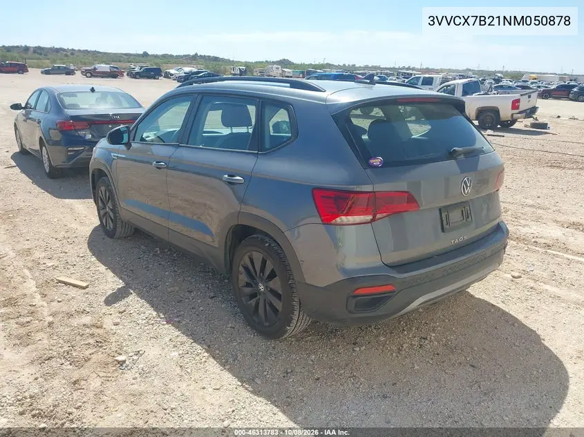 2022 VOLKSWAGEN TAOS VIN 3VVCX7B21NM050878 — фото 3