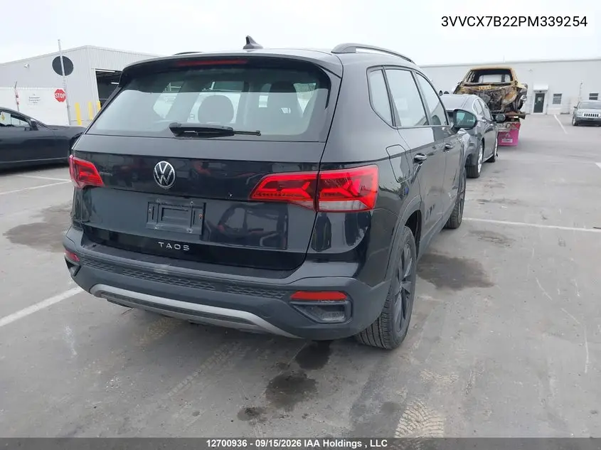 2023 VOLKSWAGEN TAOS VIN 3VVCX7B22PM339254 — фото 4