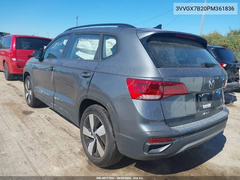 2023 VOLKSWAGEN TAOS VIN 3VVGX7B20PM361836 — фото 3