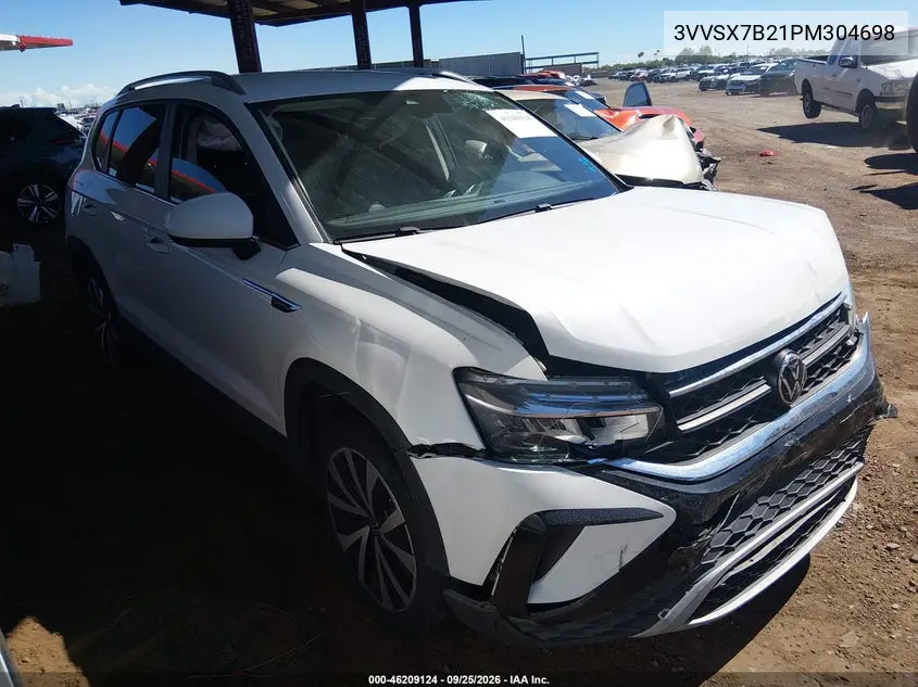 VOLKSWAGEN TAOS 2023, VIN 3VVSX7B21PM304698