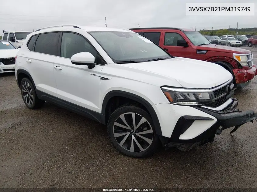 VOLKSWAGEN TAOS 2023, VIN 3VVSX7B21PM319749