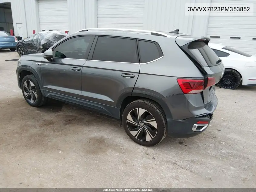 2023 VOLKSWAGEN TAOS VIN 3VVVX7B23PM353852 — фото 3