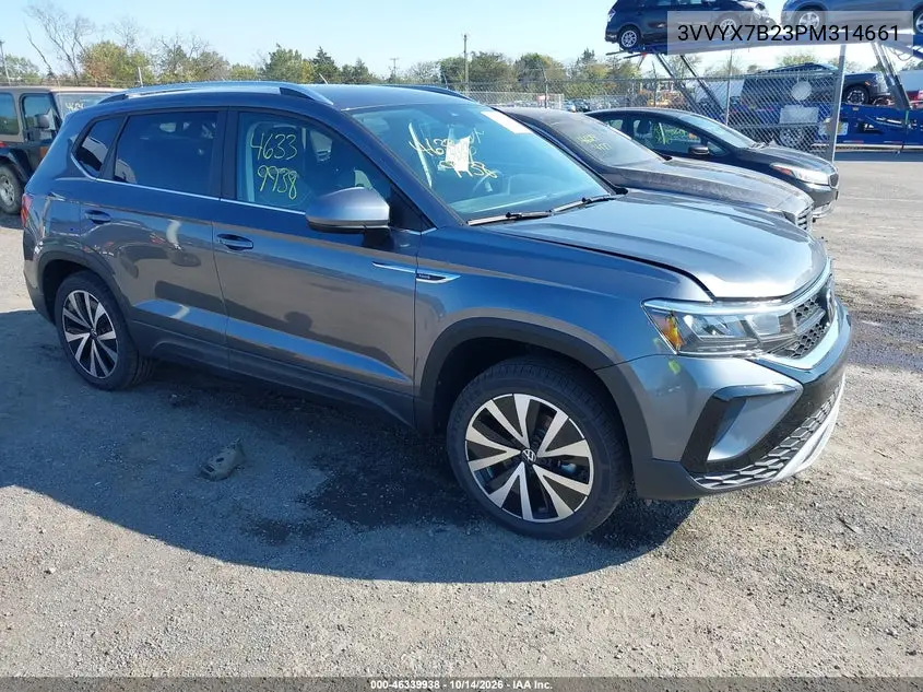 VOLKSWAGEN TAOS 2023, VIN 3VVYX7B23PM314661