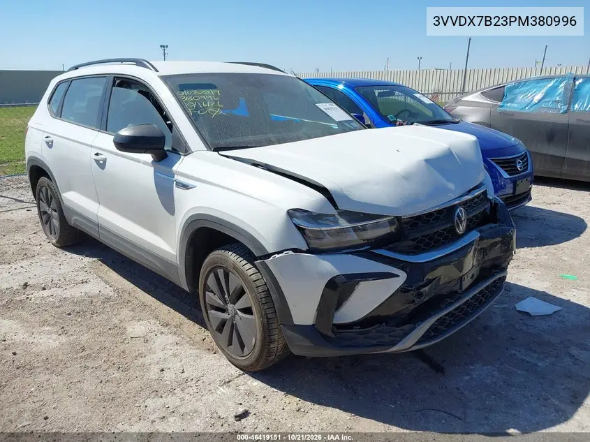VOLKSWAGEN TAOS 2023, VIN 3VVDX7B23PM380996