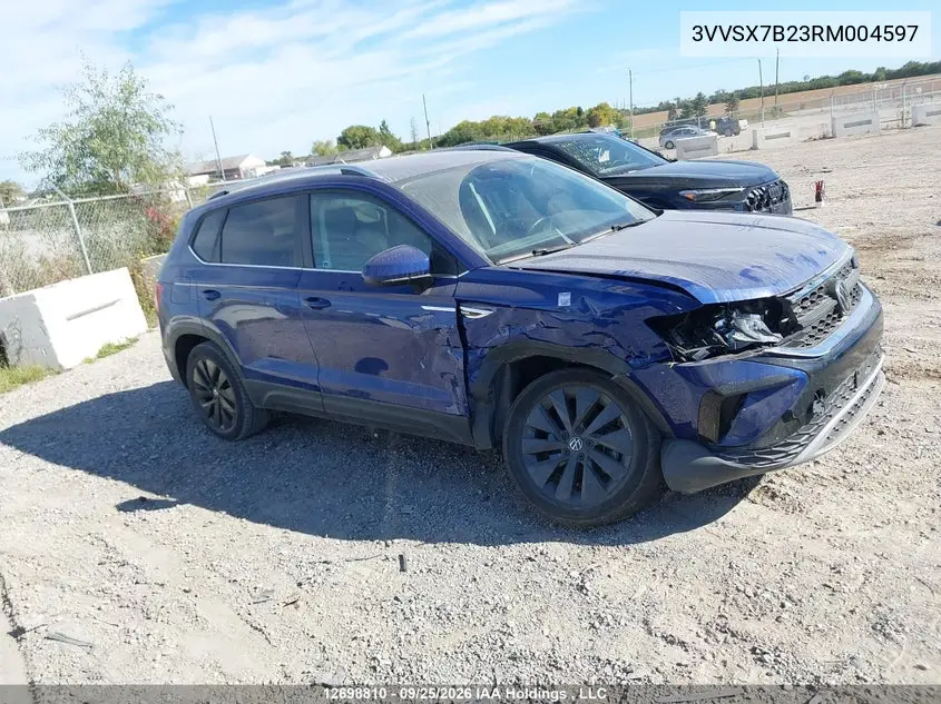 2024 VOLKSWAGEN TAOS VIN 3VVSX7B23RM004597 — фото 13