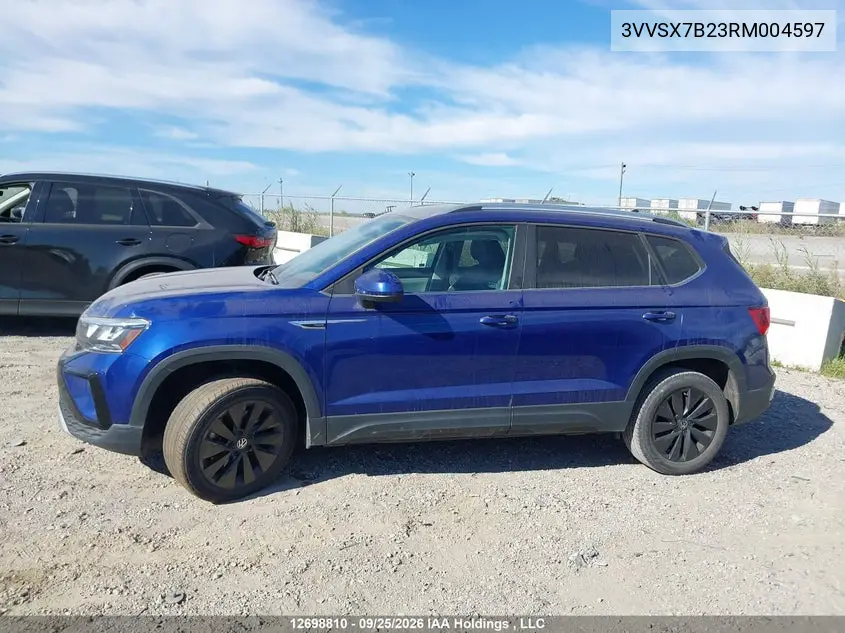 2024 VOLKSWAGEN TAOS VIN 3VVSX7B23RM004597 — фото 14