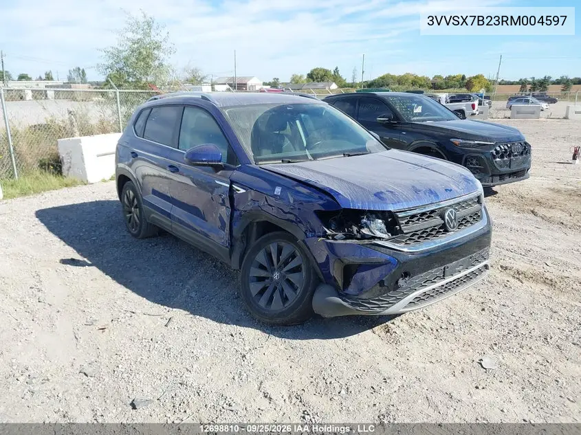 2024 VOLKSWAGEN TAOS VIN 3VVSX7B23RM004597 — фото 6