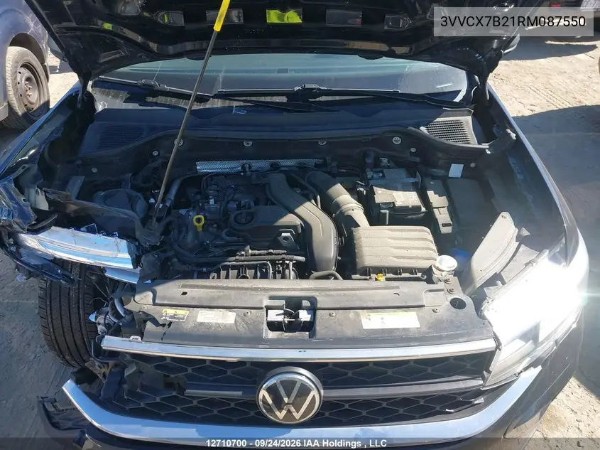 2024 VOLKSWAGEN TAOS VIN 3VVCX7B21RM087550 — фото 10