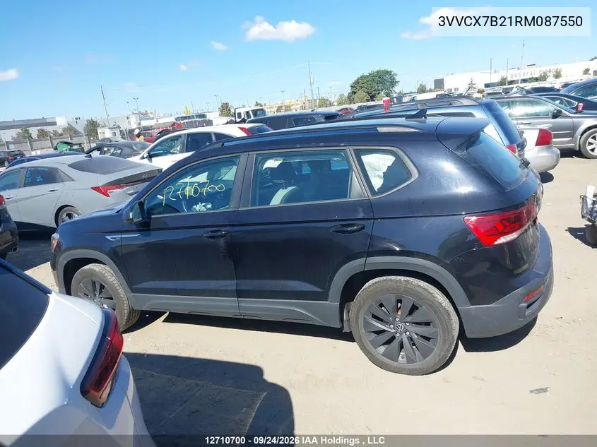 2024 VOLKSWAGEN TAOS VIN 3VVCX7B21RM087550 — фото 14