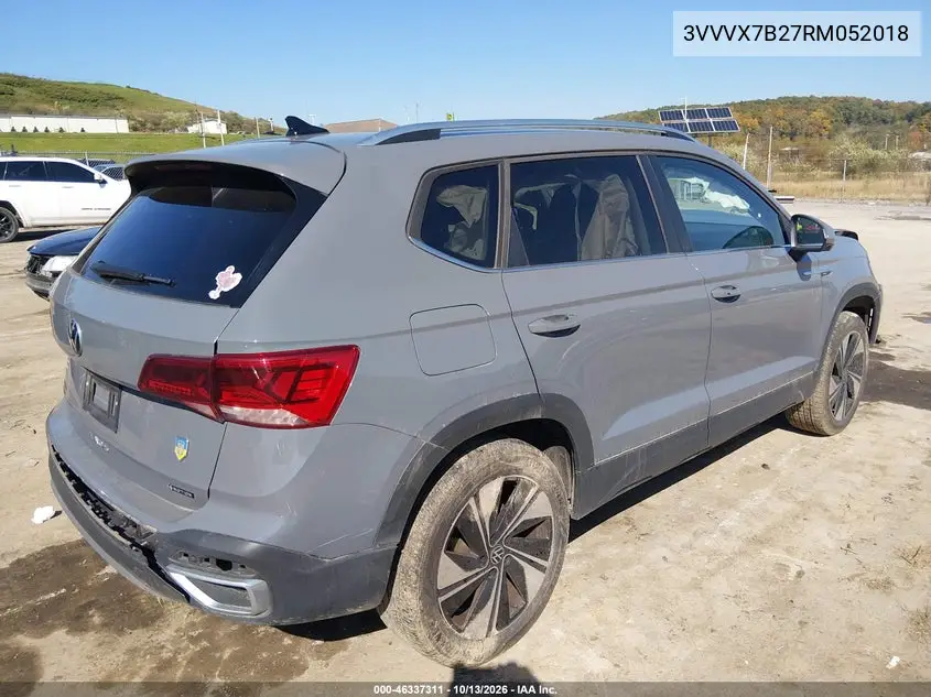 2024 VOLKSWAGEN TAOS VIN 3VVVX7B27RM052018 — фото 4