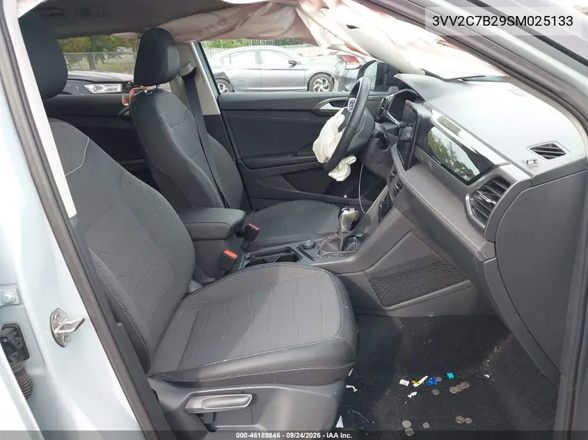 2025 VOLKSWAGEN TAOS VIN 3VV2C7B29SM025133 — фото 5