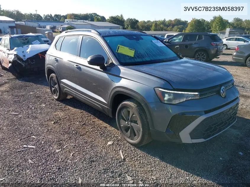 VOLKSWAGEN TAOS 2025, VIN 3VV5C7B23SM058397