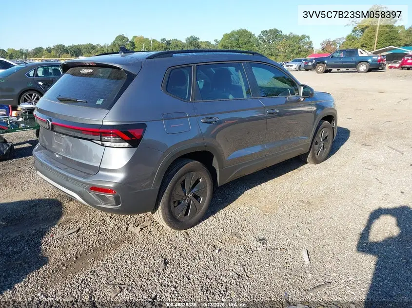 2025 VOLKSWAGEN TAOS VIN 3VV5C7B23SM058397 — фото 4