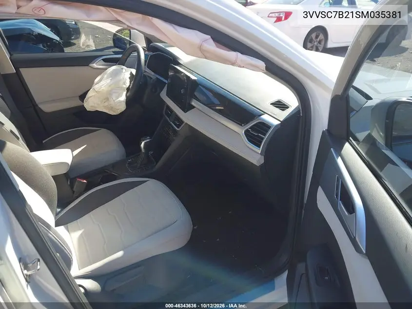 2025 VOLKSWAGEN TAOS VIN 3VVSC7B21SM035381 — фото 5