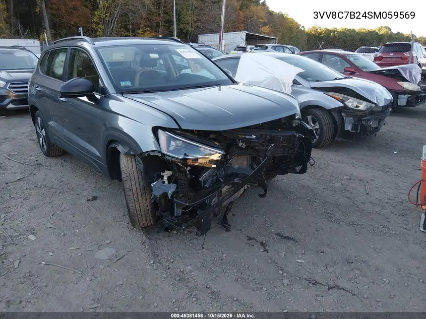 VOLKSWAGEN TAOS 2025, VIN 3VV8C7B24SM059569