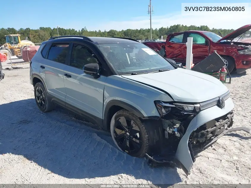 VOLKSWAGEN TAOS 2025, VIN 3VV3C7B23SM060805