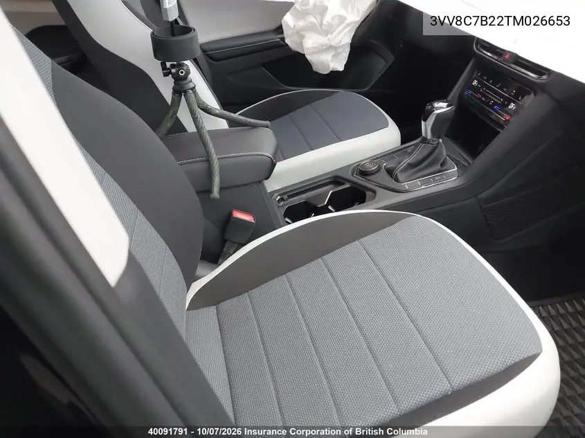 2026 VOLKSWAGEN TAOS VIN 3VV8C7B22TM026653 — фото 5
