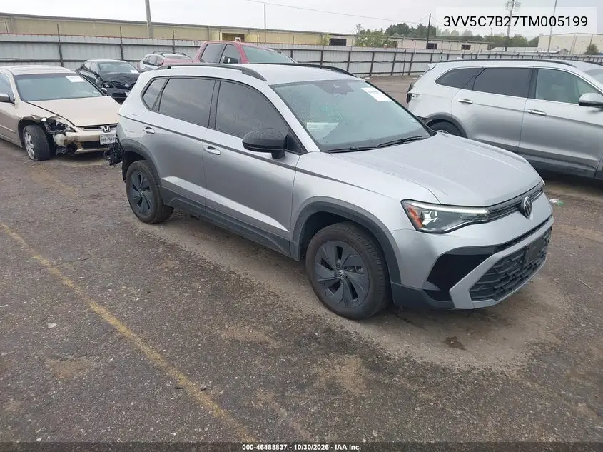VOLKSWAGEN TAOS 2026, VIN 3VV5C7B27TM005199