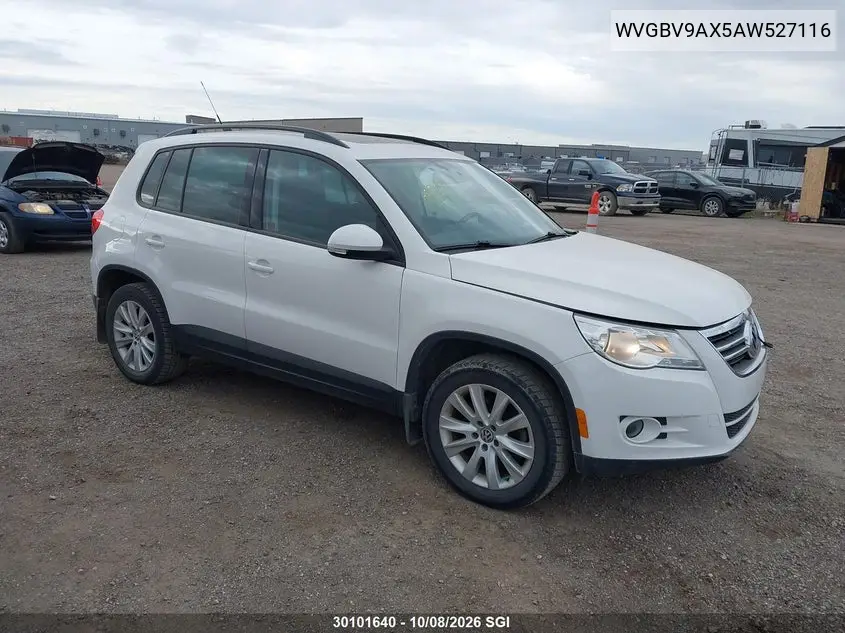 VOLKSWAGEN TIGUAN 2010, VIN WVGBV9AX5AW527116