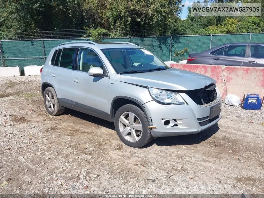 VOLKSWAGEN TIGUAN 2010, VIN WVGBV7AX7AW537909