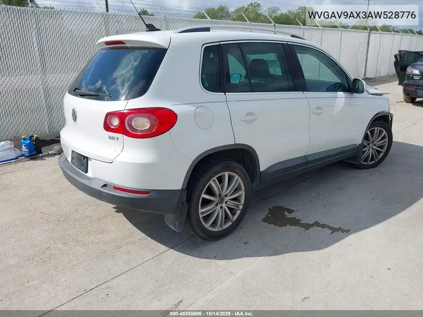 2010 VOLKSWAGEN TIGUAN VIN WVGAV9AX3AW528776 — фото 4