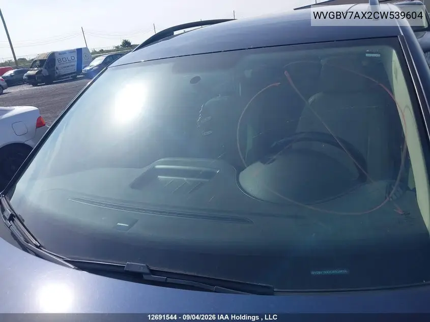 2012 VOLKSWAGEN TIGUAN VIN WVGBV7AX2CW539604 — фото 17