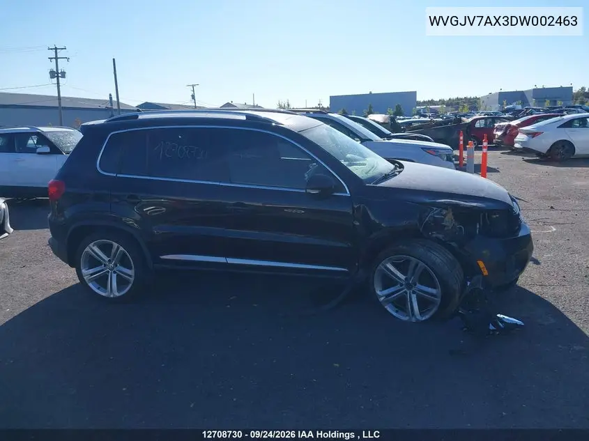 2013 VOLKSWAGEN TIGUAN VIN WVGJV7AX3DW002463 — фото 13