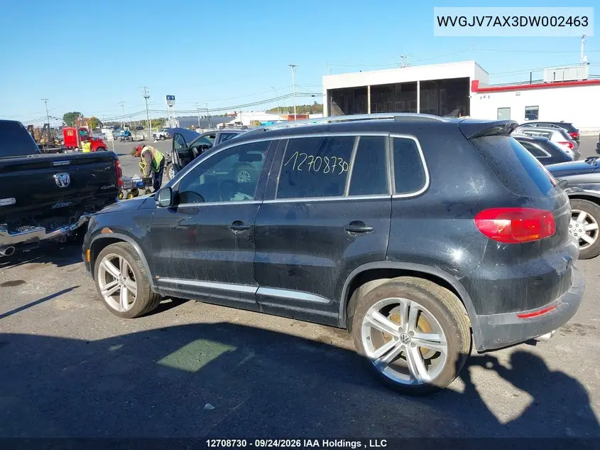 2013 VOLKSWAGEN TIGUAN VIN WVGJV7AX3DW002463 — фото 14