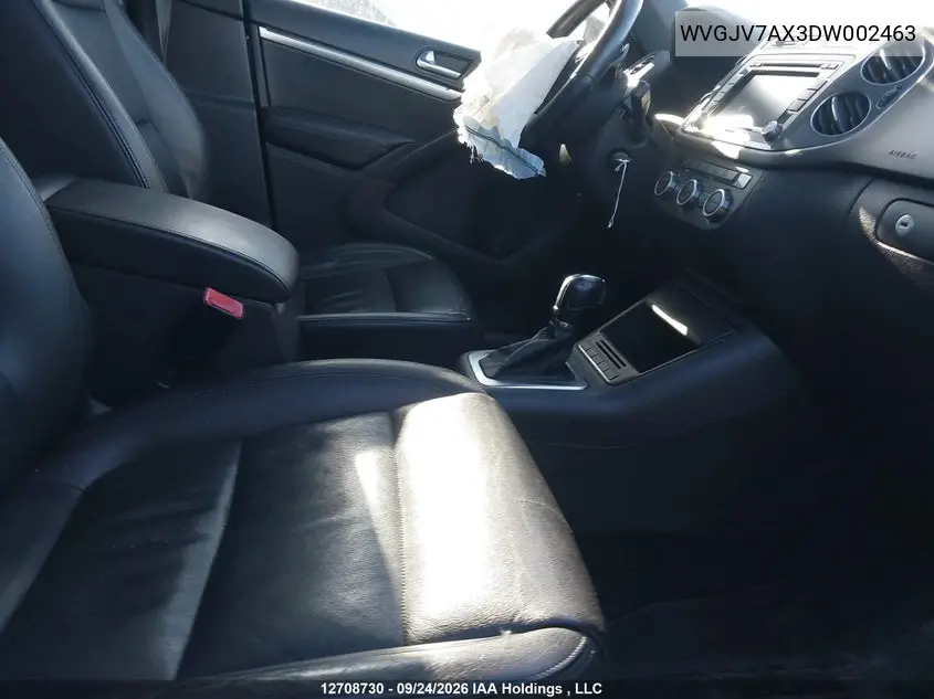 2013 VOLKSWAGEN TIGUAN VIN WVGJV7AX3DW002463 — фото 5
