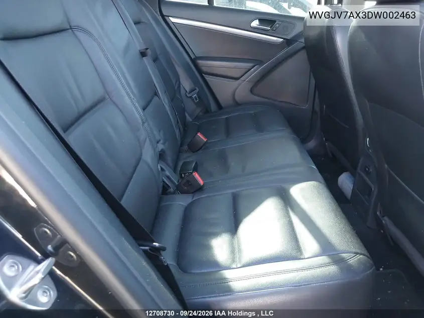 2013 VOLKSWAGEN TIGUAN VIN WVGJV7AX3DW002463 — фото 8