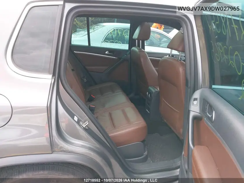2013 VOLKSWAGEN TIGUAN VIN WVGJV7AX9DW027965 — фото 8