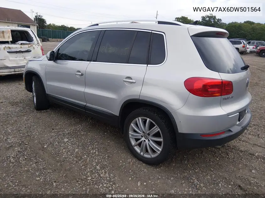 2013 VOLKSWAGEN TIGUAN VIN WVGAV7AX6DW501564 — фото 3