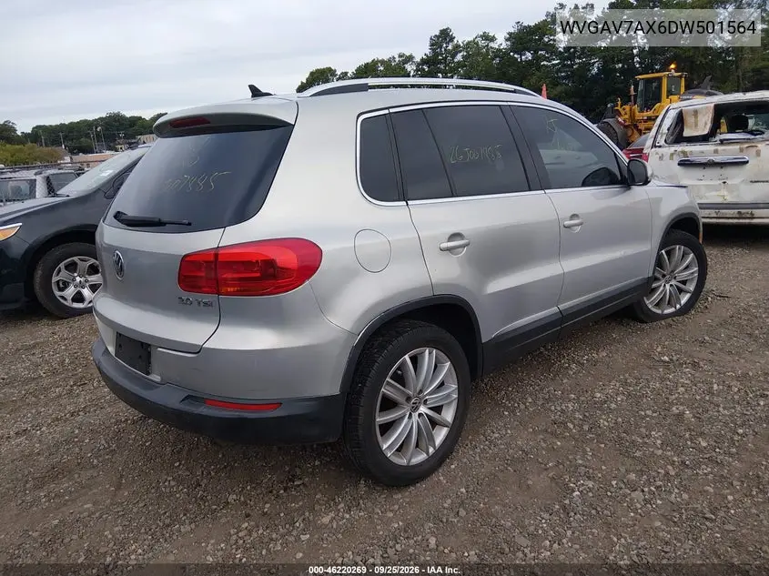 2013 VOLKSWAGEN TIGUAN VIN WVGAV7AX6DW501564 — фото 4