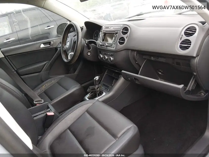 2013 VOLKSWAGEN TIGUAN VIN WVGAV7AX6DW501564 — фото 5