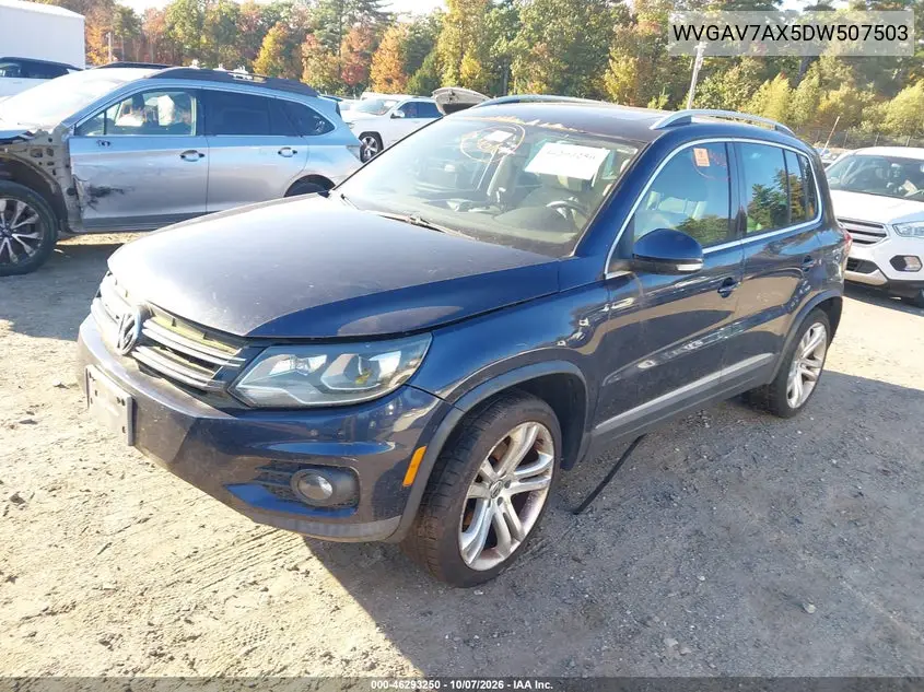 2013 VOLKSWAGEN TIGUAN VIN WVGAV7AX5DW507503 — фото 2