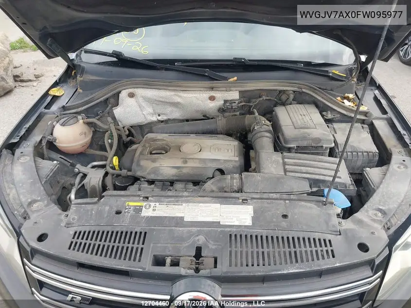 2015 VOLKSWAGEN TIGUAN VIN WVGJV7AX0FW095977 — фото 10