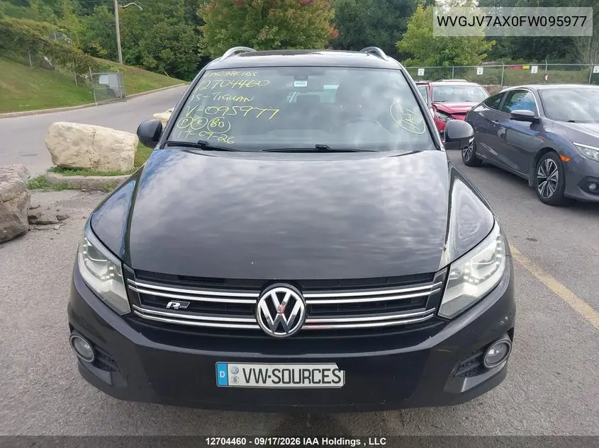 2015 VOLKSWAGEN TIGUAN VIN WVGJV7AX0FW095977 — фото 12