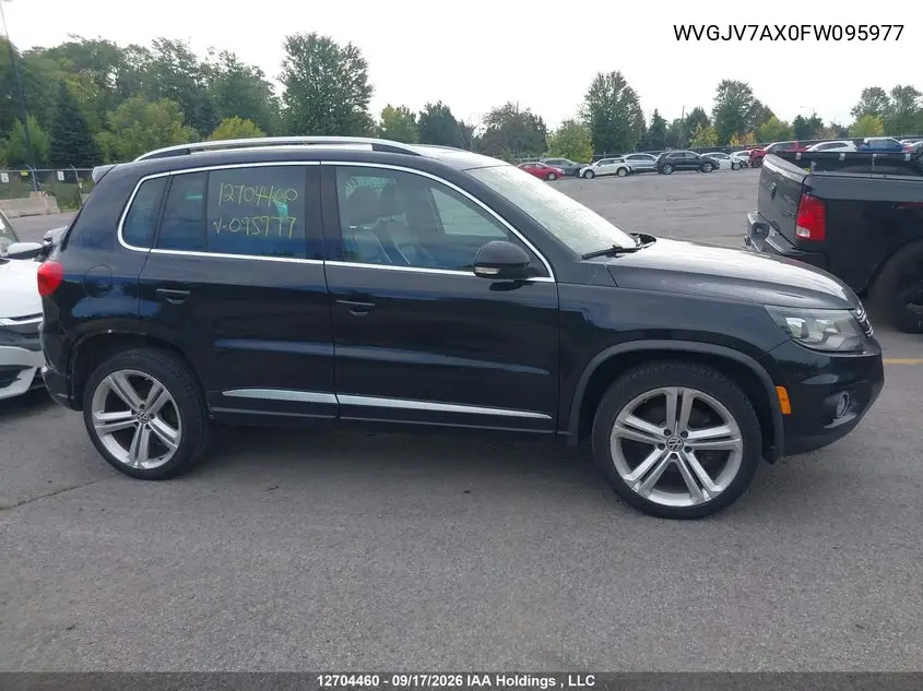 2015 VOLKSWAGEN TIGUAN VIN WVGJV7AX0FW095977 — фото 13
