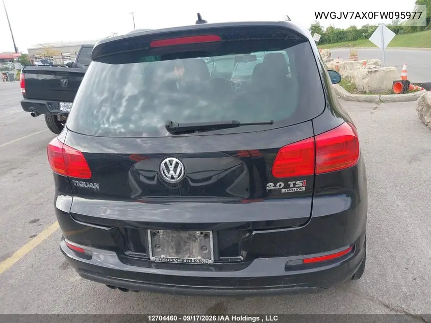 2015 VOLKSWAGEN TIGUAN VIN WVGJV7AX0FW095977 — фото 16