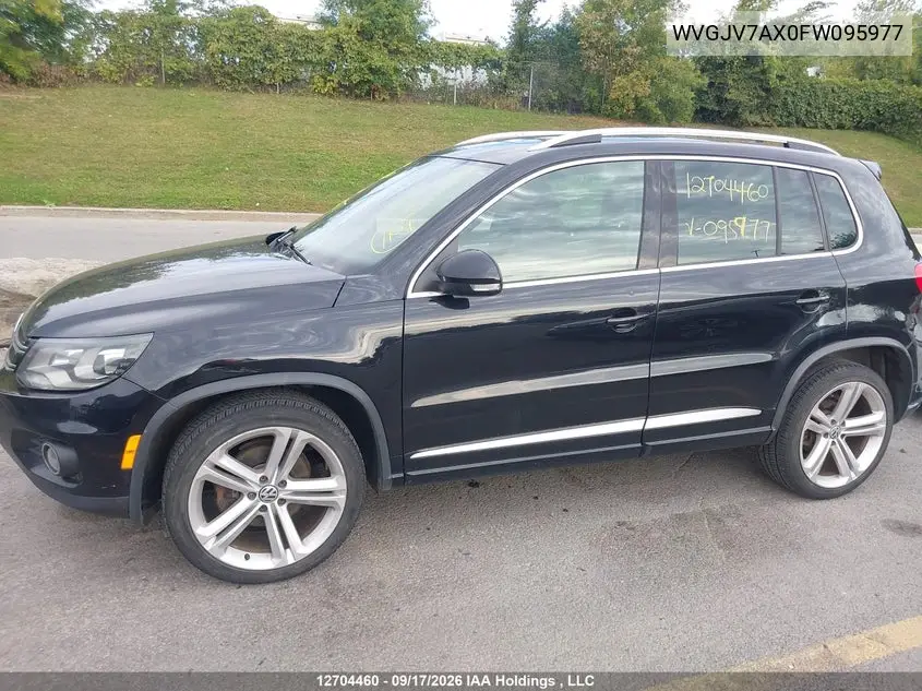 2015 VOLKSWAGEN TIGUAN VIN WVGJV7AX0FW095977 — фото 6
