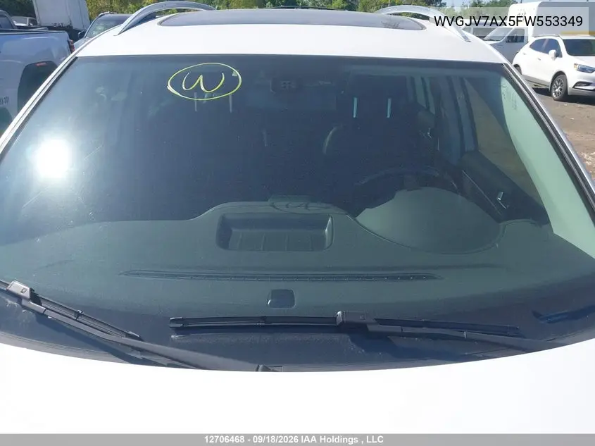 2015 VOLKSWAGEN TIGUAN VIN WVGJV7AX5FW553349 — фото 17