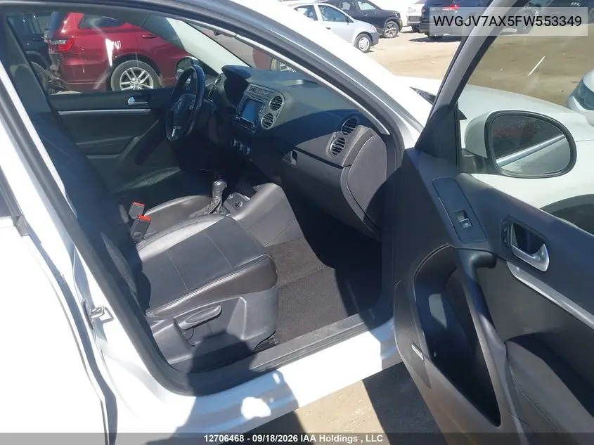 2015 VOLKSWAGEN TIGUAN VIN WVGJV7AX5FW553349 — фото 5