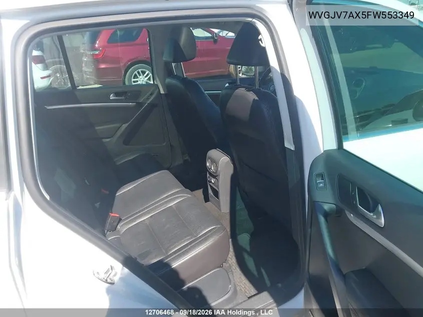 2015 VOLKSWAGEN TIGUAN VIN WVGJV7AX5FW553349 — фото 8
