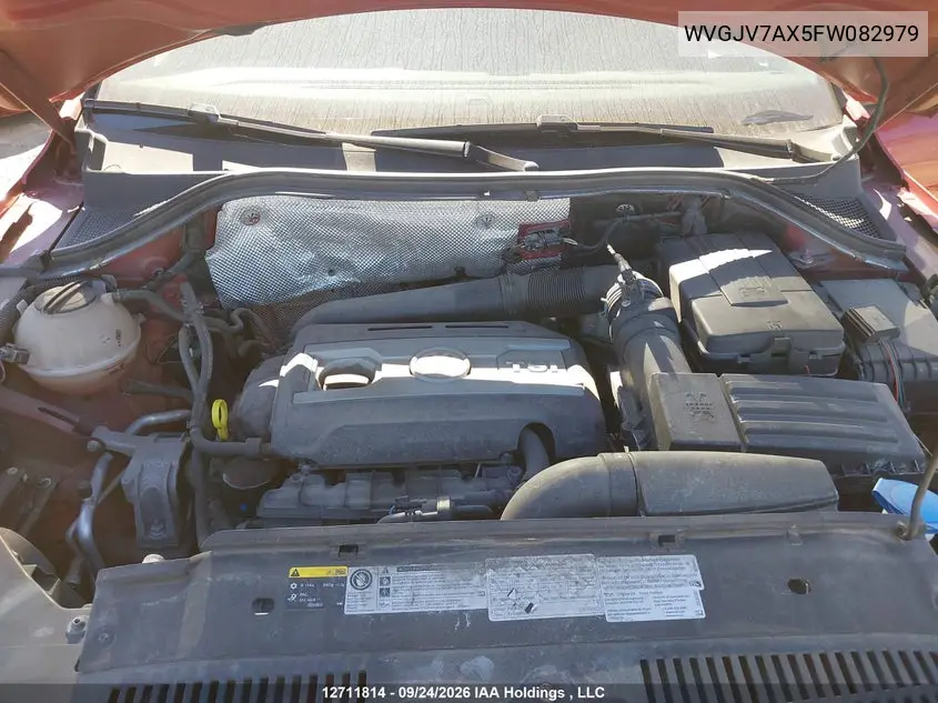 2015 VOLKSWAGEN TIGUAN VIN WVGJV7AX5FW082979 — фото 10