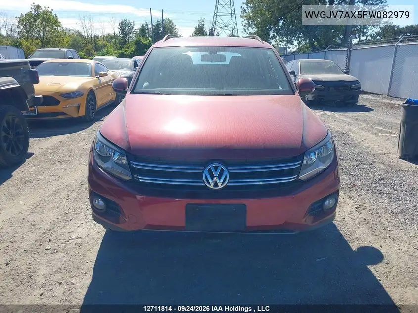 2015 VOLKSWAGEN TIGUAN VIN WVGJV7AX5FW082979 — фото 13