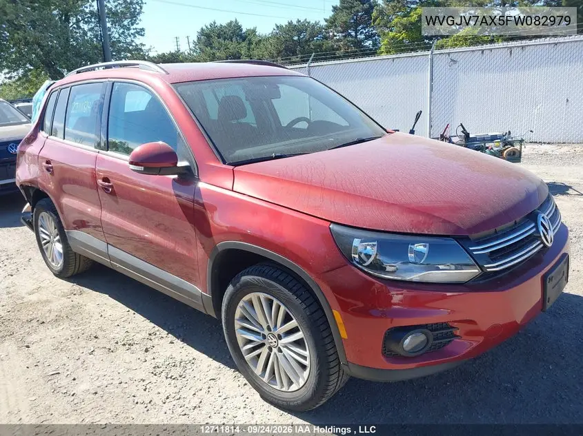 2015 VOLKSWAGEN TIGUAN VIN WVGJV7AX5FW082979 — фото 14