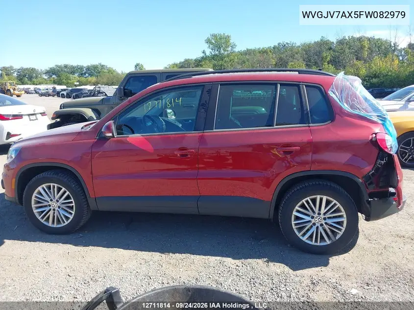 2015 VOLKSWAGEN TIGUAN VIN WVGJV7AX5FW082979 — фото 15