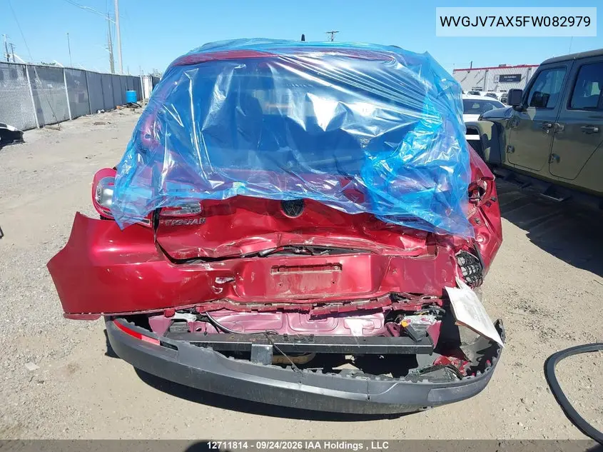 2015 VOLKSWAGEN TIGUAN VIN WVGJV7AX5FW082979 — фото 17