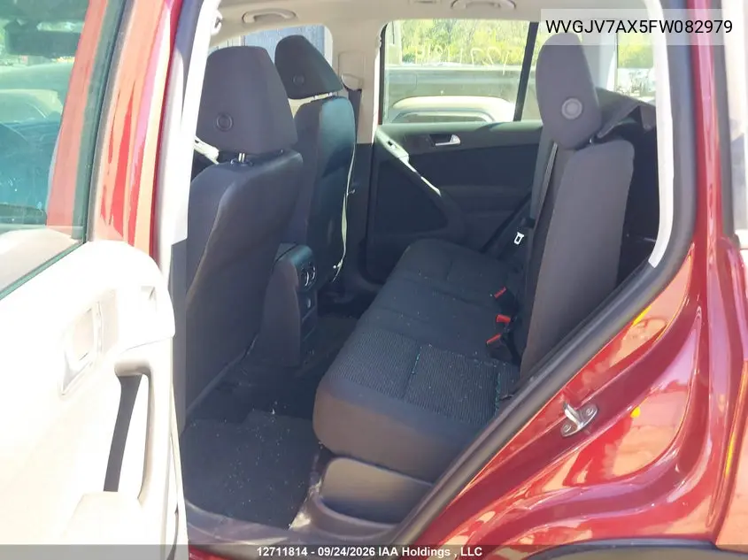 2015 VOLKSWAGEN TIGUAN VIN WVGJV7AX5FW082979 — фото 8
