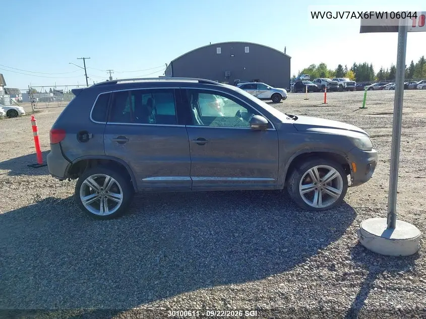 2015 VOLKSWAGEN TIGUAN VIN WVGJV7AX6FW106044 — фото 13